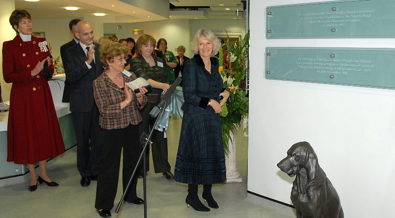 HRH The Duchess of Cornwall officially opening the QMHA's £8m extension in 2008
