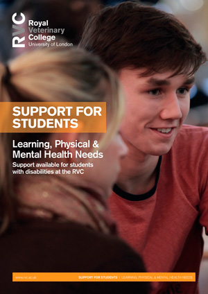 Learning, Physical and Mental Health Needs - Support available for students with disabilities at the RVC