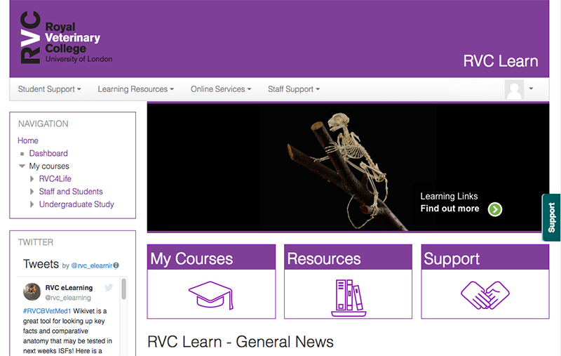 RVC Learn home page