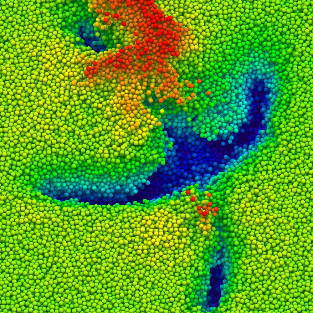 graphic of a simulated footprint