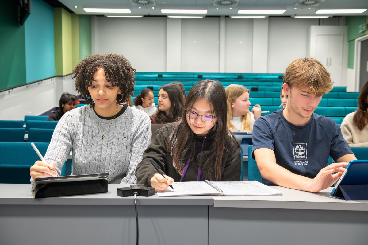 students studying anatomy