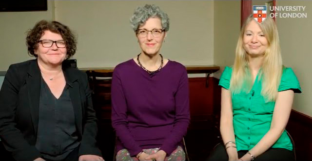 Dr Eileen Kennedy, Dr Nancy Weitz and Sarah Sherman