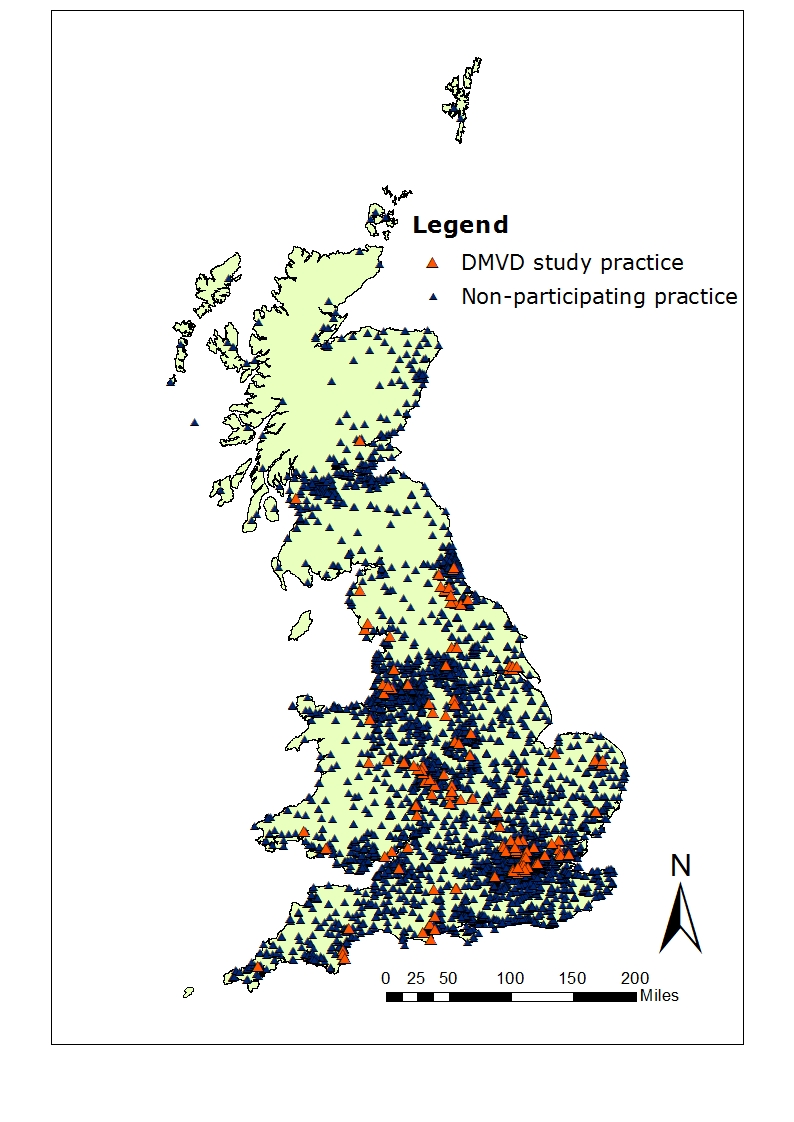 Map of DMVD study practices