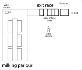 Schematic drawing of data collection system