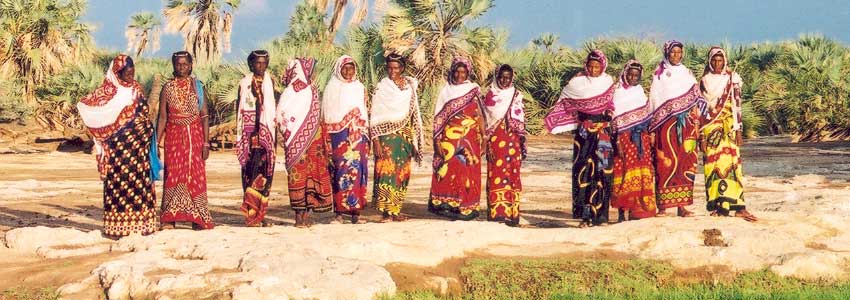 Women from the Gabra tribe of the Hurri Hills, border of Kenya and Ethiopia